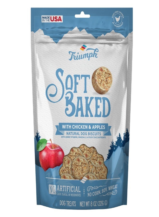 Triumph Soft Baked Natural Dog Biscuits with Chicken & Apples, 8oz. - Image 1